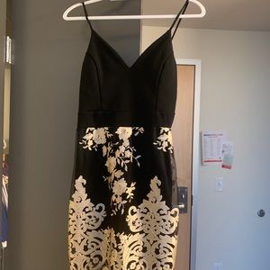 Worn once black and gold dress!